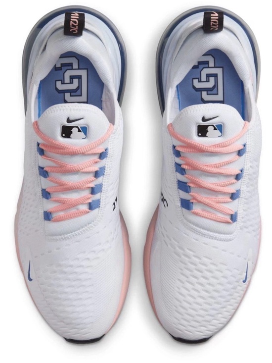 MLB Washington Nationals Nike Air Max 270 Men Sz 11 City Connect Cherry Blossoms - Picture 2 of 5